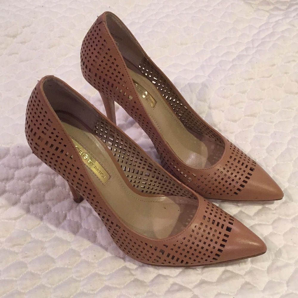 {BCBG} Dark Nude Heels
